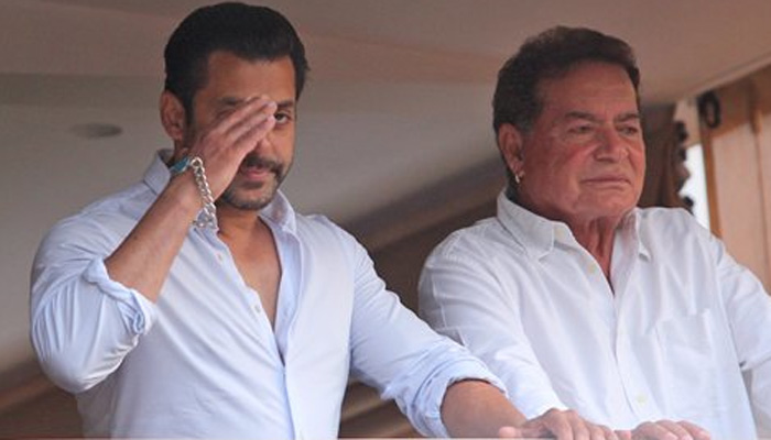 Salman Khan waves at his fans