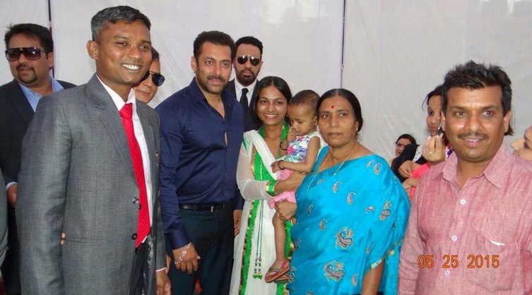 Salman Khan with guests