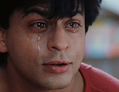 Shah Rukh Khan crying