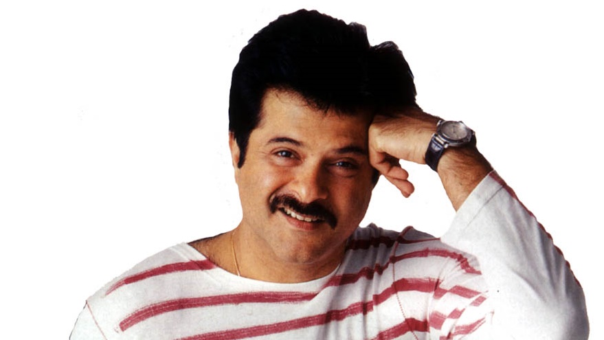 Anil Kapoor in red and white