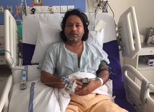 Kailash Kher in hospital