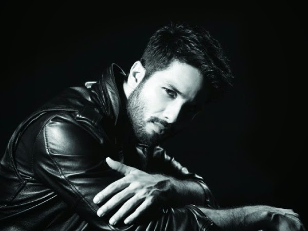 Shahid Kapoor in a leather jacket