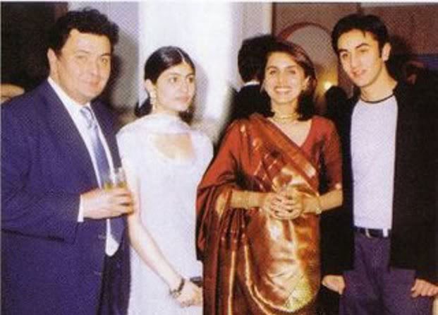 Ranbir Kapoor family photo