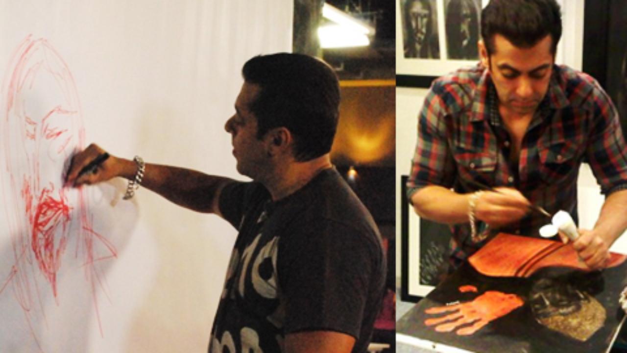 Salman Khan painting