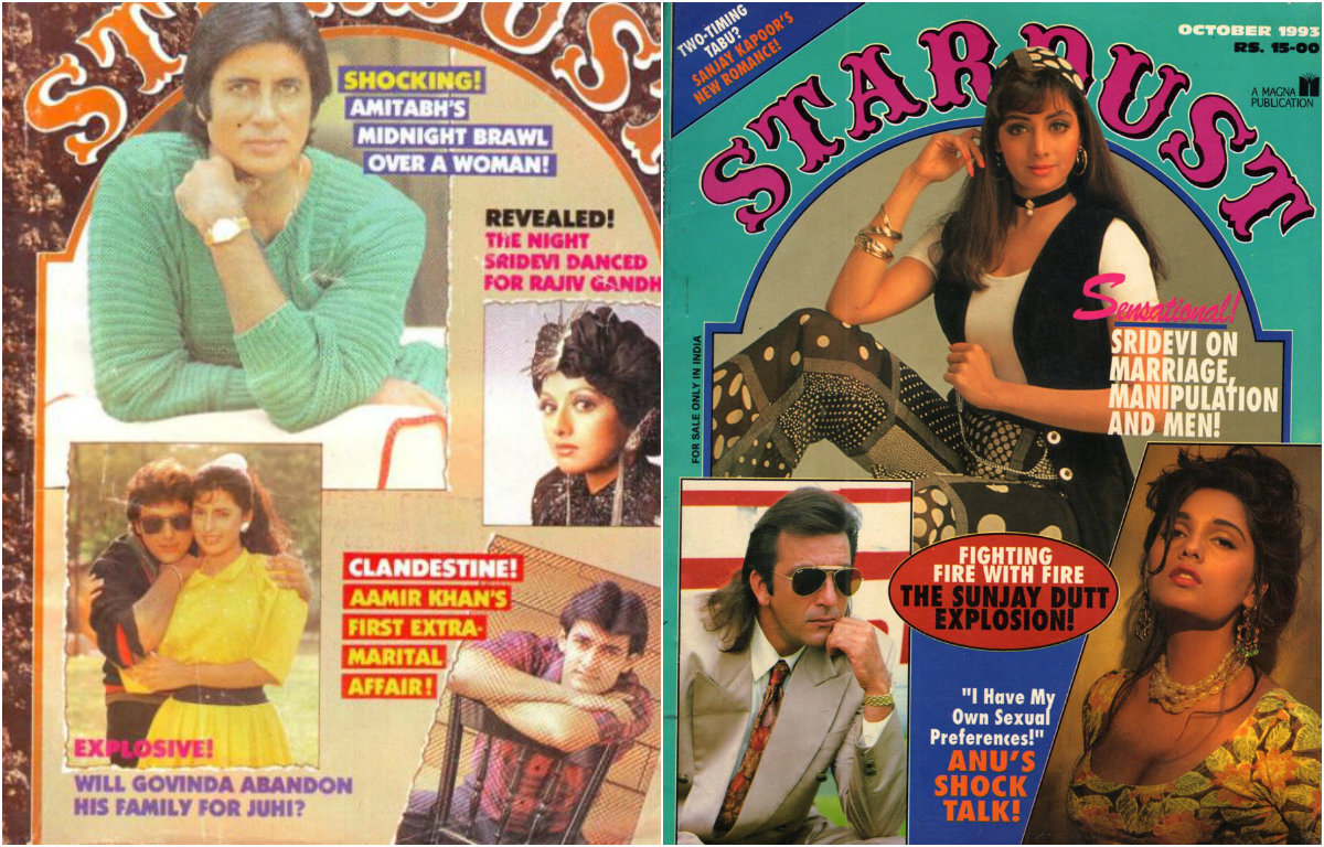Bollywood stars on Stardust magazine covers