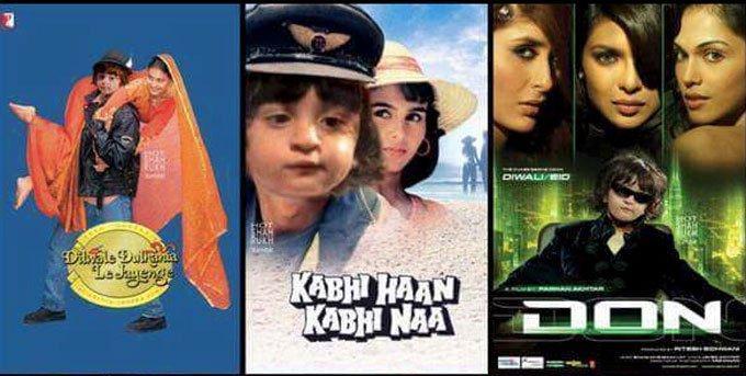 AbRam Khan in Shah Rukh Khan's Movie Posters
