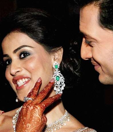 Genelia D’Souza's engagement ring