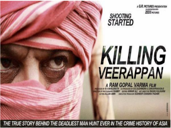 Ram Gopal Varma begins 'Killing Veerappan' shoot