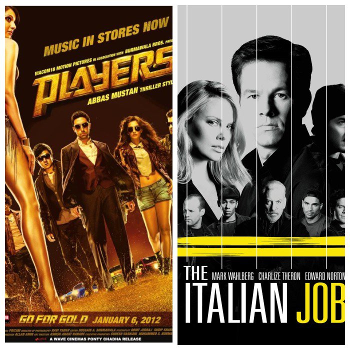 The Italian Job & Players movie poster