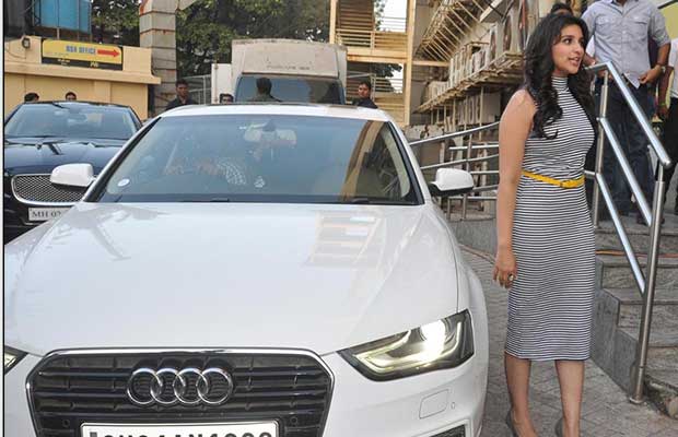 Parineeti Chopra with her car