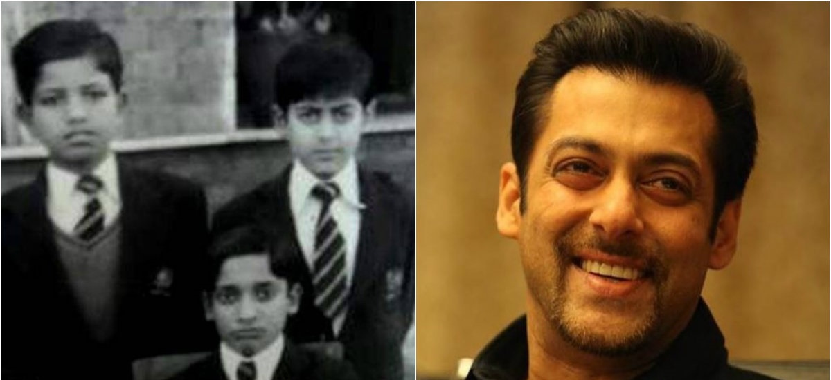 Salman Khan school time photo
