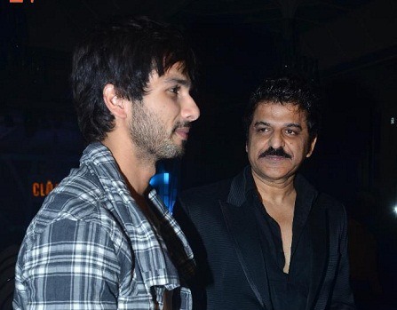 Shahid Kapoor with Step-father