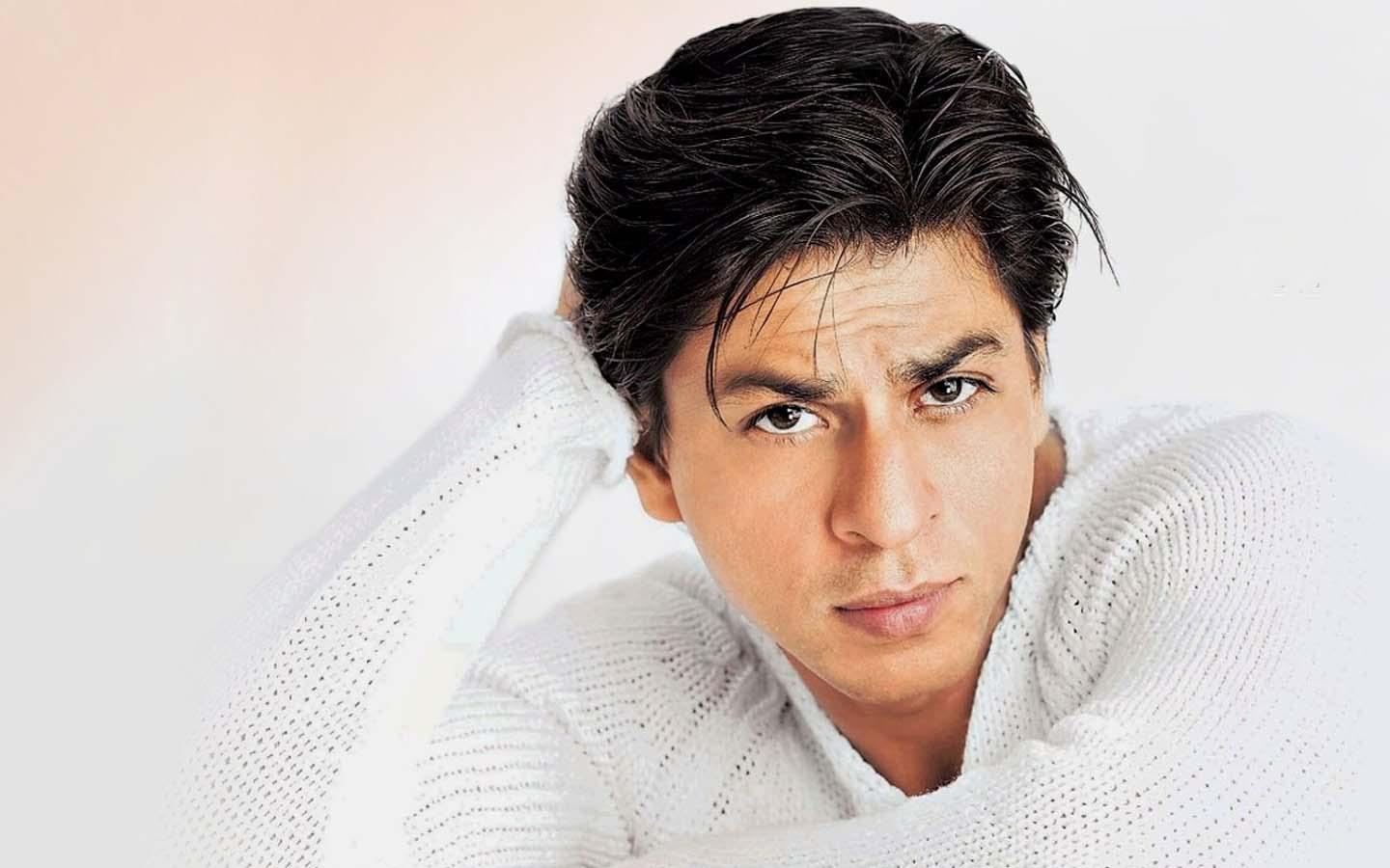 Shah Rukh Khan in white