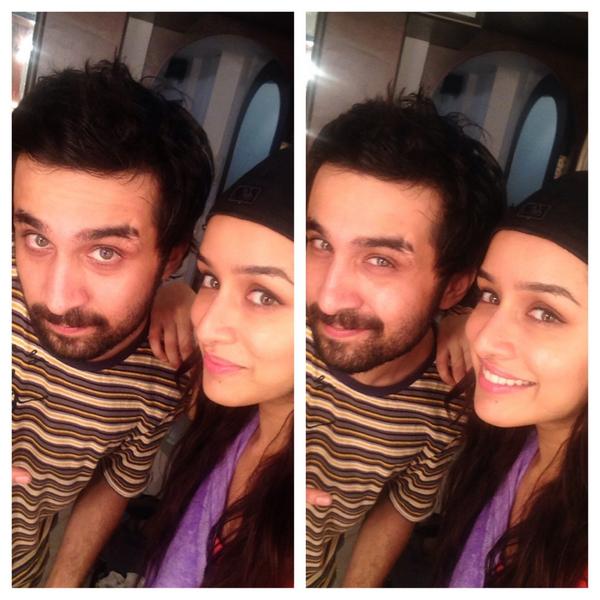 Shraddha Kapoor with Siddhanth Kapoor clicked selfie