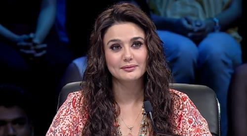 Preity Zinta on 'Nach Baliye 7' set