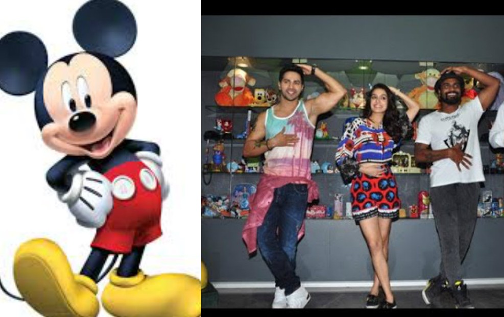 Mickey Mouse with 'ABCD 2' cast