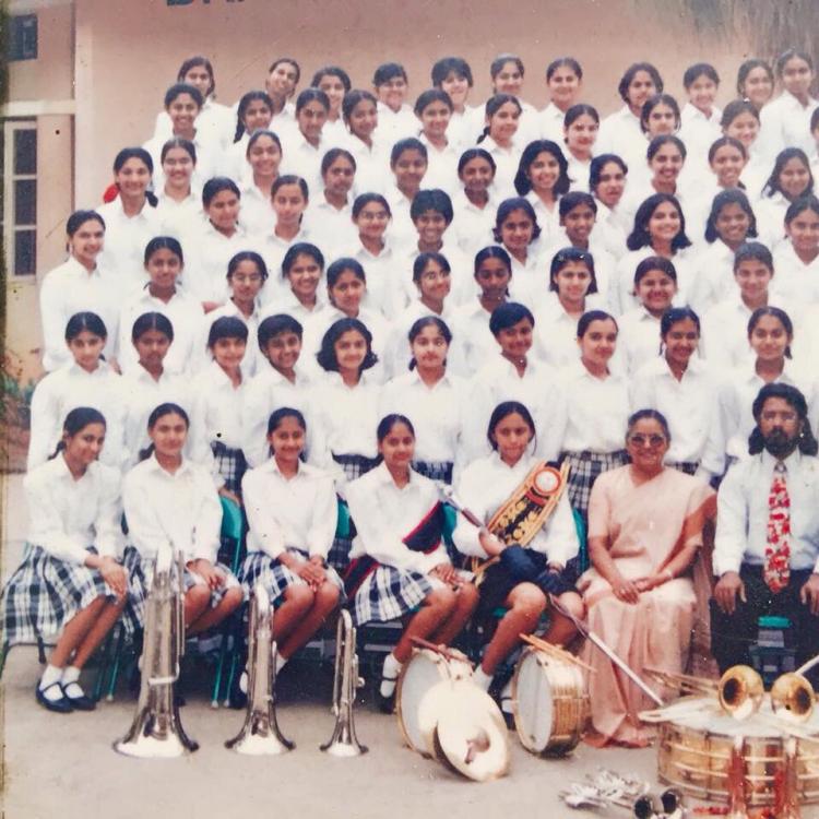 Deepika Padukone in her school days