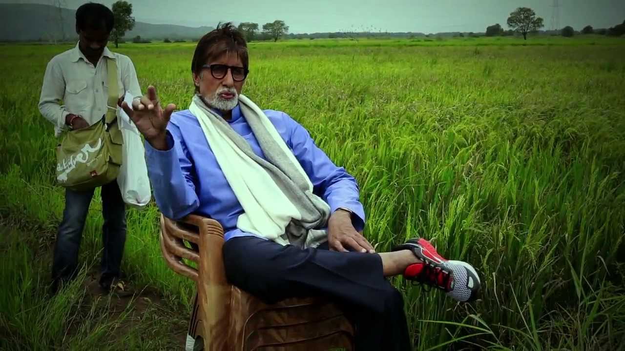 Amitabh Bachchan promoting Kisan