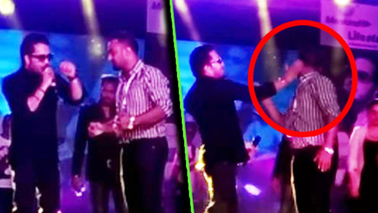 Singer Mika Singh slapping a doctor