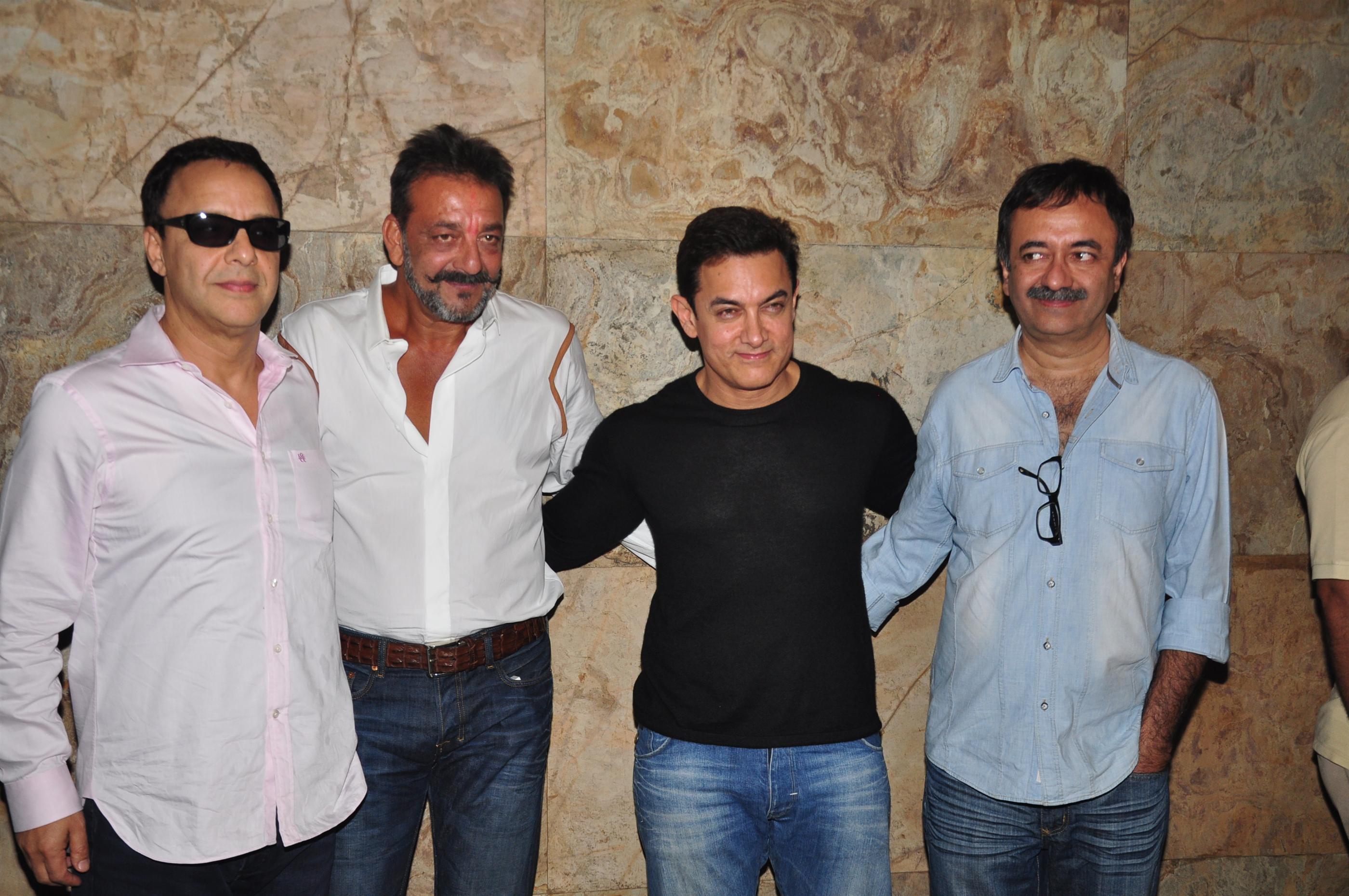 Aamir Khan, Sanjay Dutt, Rajkumar Hirani,