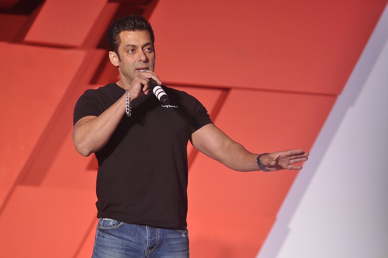 Salman Khan interacting with the media