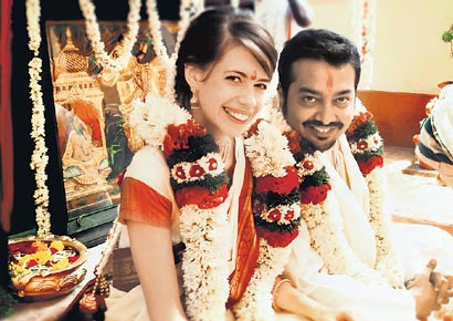 Kalki Koechlin - Anurag Kashyap Wedding Image