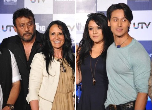 Tiger Shroff with family