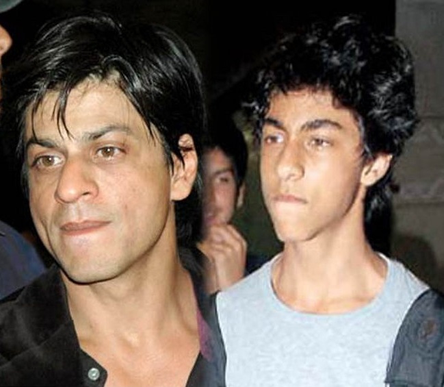 Aryan and SRK together