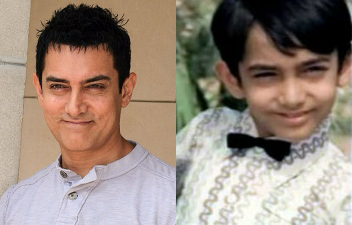 Aamir Khan childhood photo