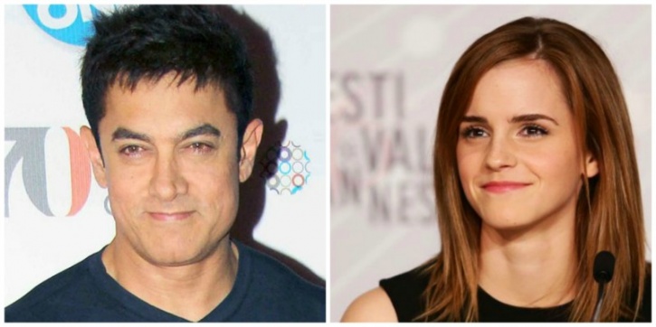 Aamir Khan and Emma Watson