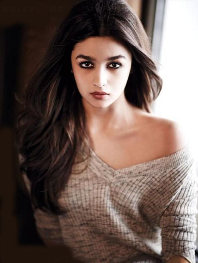 Alia Bhatt in serious look