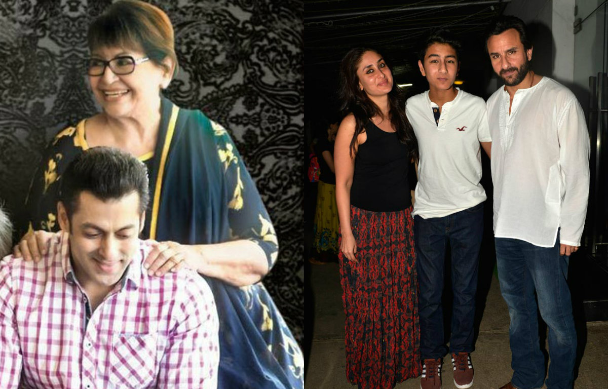 Bollywood Celebrities with their step parents