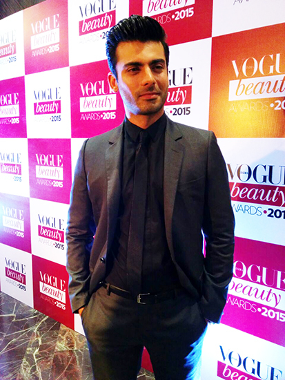 Fawad Khan at the Vogue Beauty Awards 2015.
