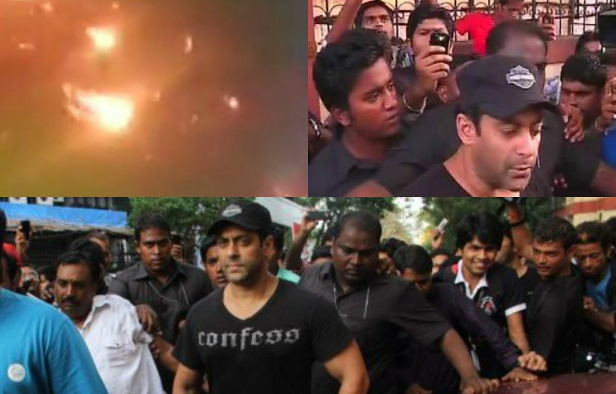 Fire on Bollywood Movie sets