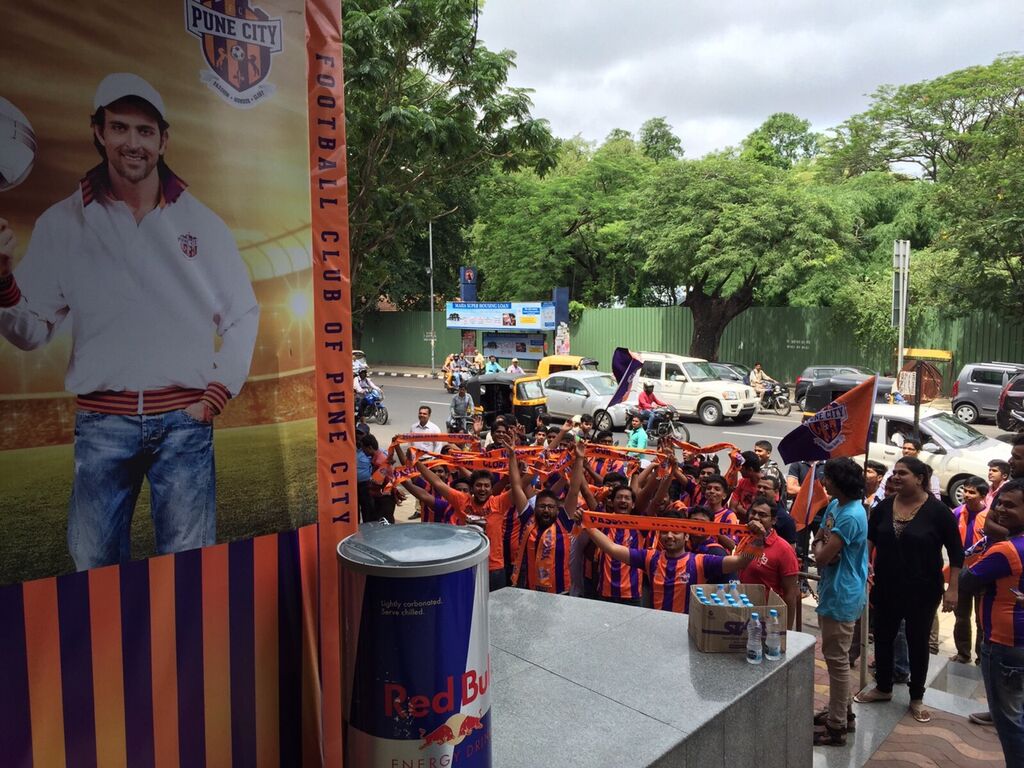 Hrithik Roshan at Indian Super League Auctions