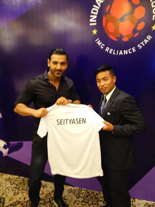 John Abraham at Indian Super League Auctions