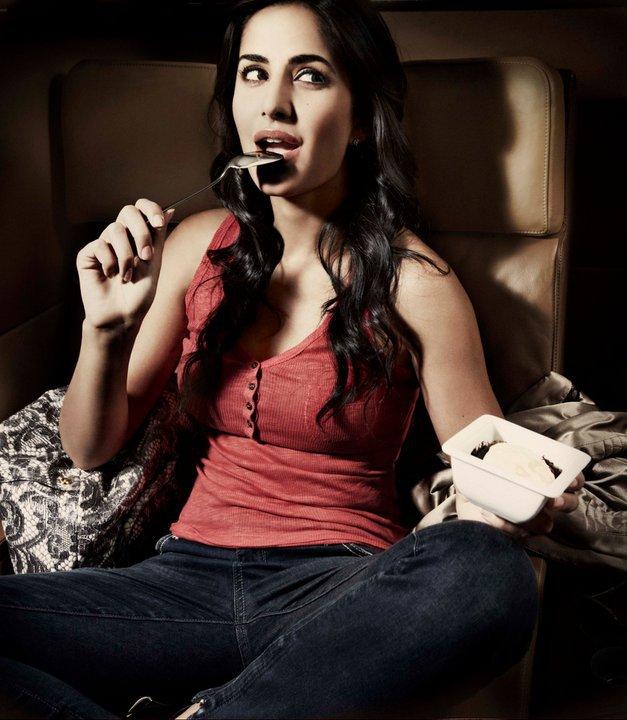 Katrina Kaif eating