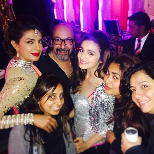 Alia Bhatt with Priyanka Chopra with friends.