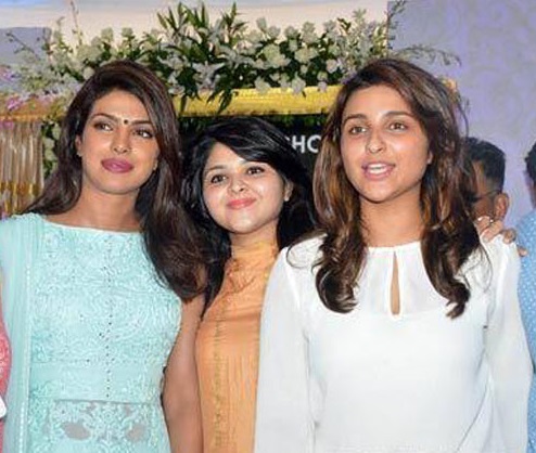 Parineeti Chopra with sister and friends