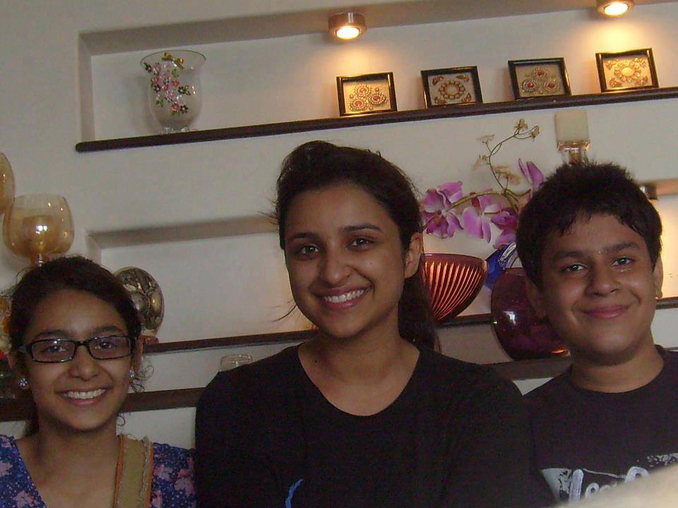 Parineeti Chopra with cousins