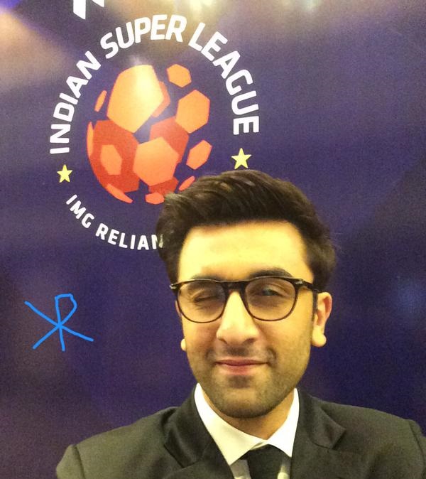 Ranbir Kapoor at Indian Super League Auctions