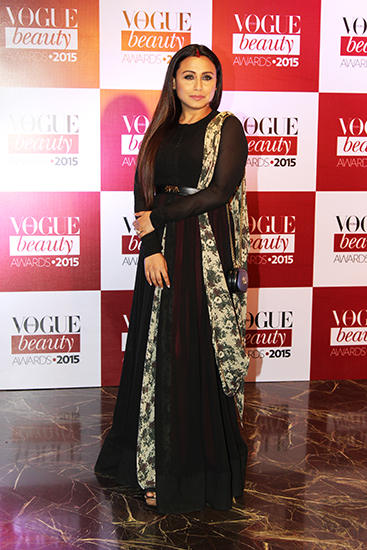 Rani Mukerji at the Vogue Beauty Awards 2015.