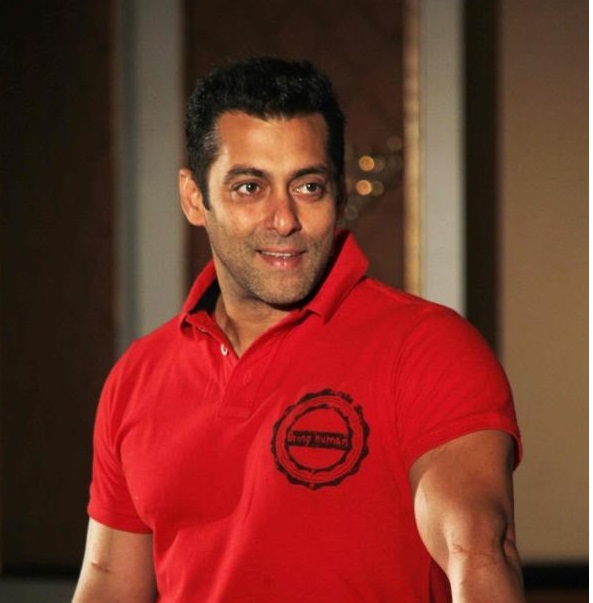 Salman Khan in red