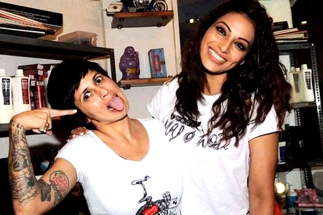 Sapna Bhavnani with Bipasha Basu