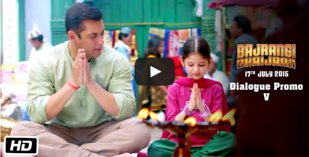 Salman Khan Harshaali Mlahotra in Bajrangi Bhaijaan