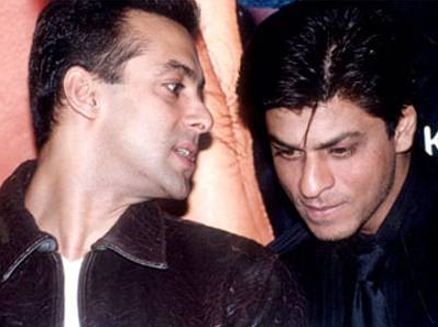 Shah Rukh Khan with Salman Khan