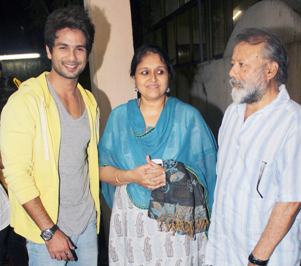Shahid Kapoor and Supriya Pathak
