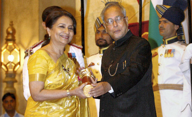 Sharmila Tagore won Padma Shri Award