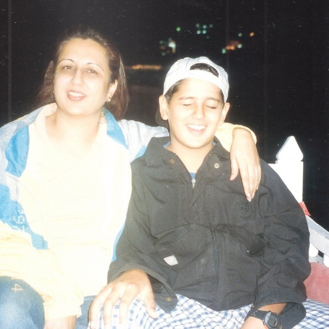 Sidharth Malhotra with his mother