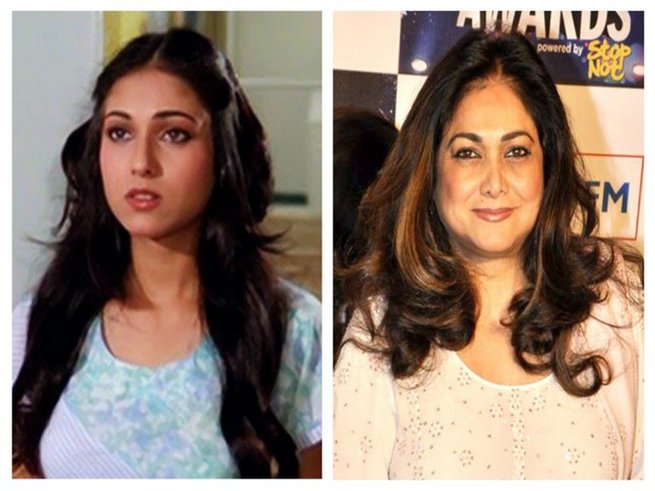Tina Ambani's before and after picture.